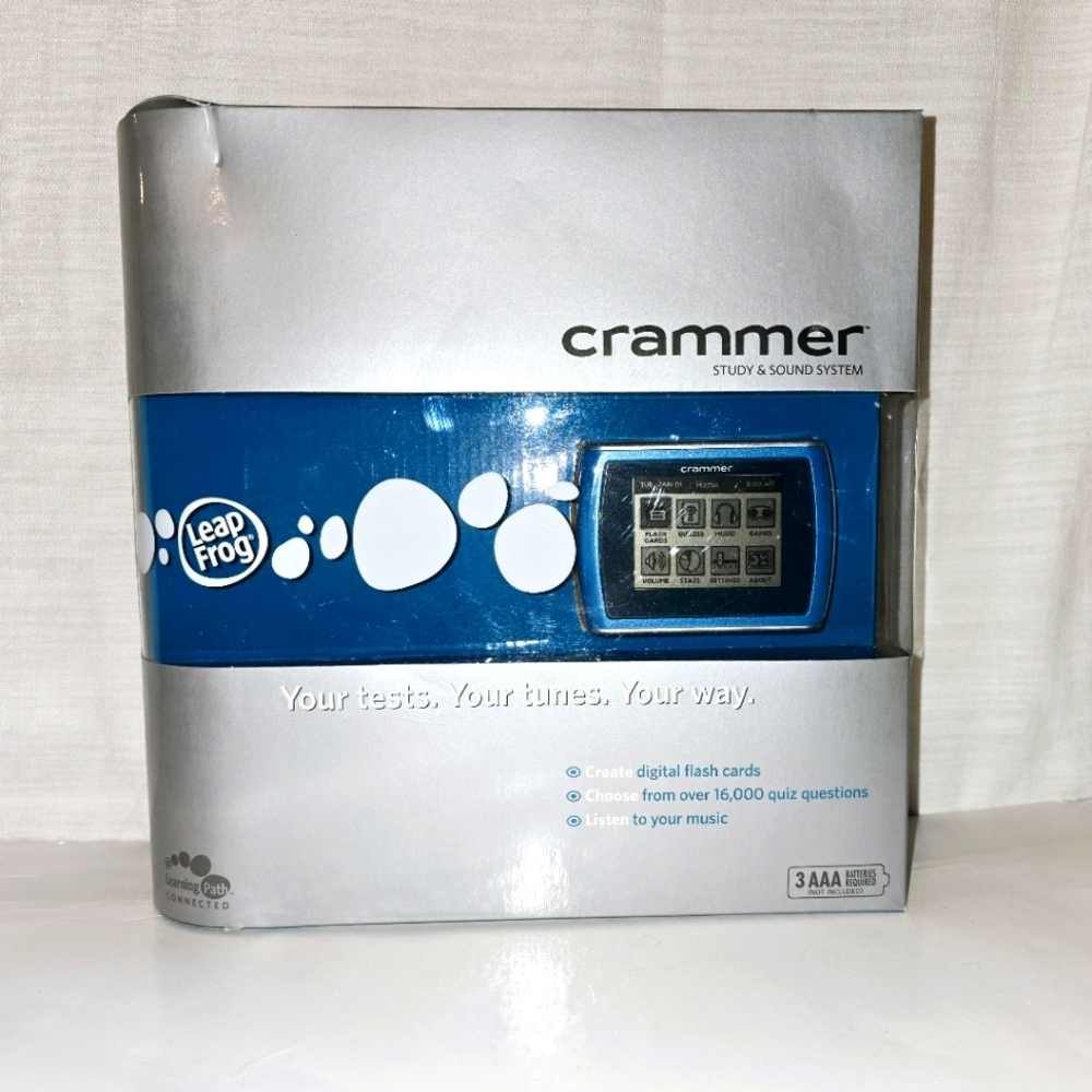 Leap Frog Crammer Study & Sound System Electronics Education Learning NEW